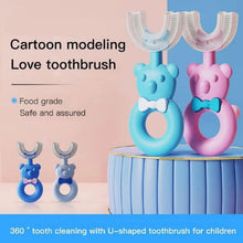 Baby Bear U - shaped Toothbrush Silicone Brush Head (1 Pc) - justgrabit.in | Just Grab It