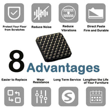 Self Adhesive Furniture Pads - Square (18 Pcs Set) - justgrabit.in | Just Grab It