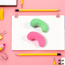Cashew Nut Eraser Rubber Erasers (1 Pc / Mix Colour & Design) - justgrabit.in | Just Grab It