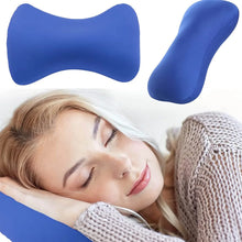 Microbead Roll Neck Pillow Mini Microbeads Bone Type Travel Pillow Soft Cushion Back Head Neck Support - justgrabit.in | Just Grab It
