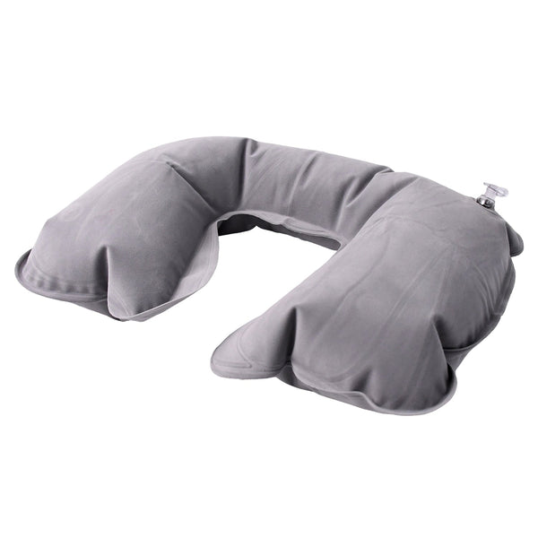Inflatable & Foldable, Pillow U Shape Air Cushion Travel Pillow (1 Pc / Mix Color) - justgrabit.in | Just Grab It