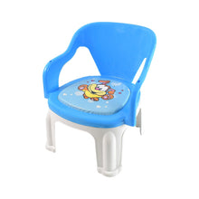 Plastic Multipurpose Strong and Durable Baby Chair with Cushion Base (1 Pc) - justgrabit.in | Just Grab It