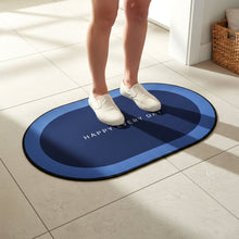 Anti slip Oval Mat, Super Absorbent Floor Mat, Bath Mat, Soft Carpet , bathmat - justgrabit.in | Just Grab It