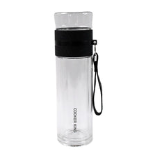 Outdoor Sport Glass Water Bottle With Steel Lid / 500 Ml Approx) - Justgrabit Inc.