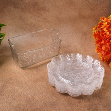 Plastic Household Flower Design Plates Dinner Plates Dish Tray (10 Pcs Set) - justgrabit.in | Just Grab It