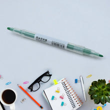 Dual - Headed Highlighter 6 Colors Double head Highlighter Pen, Perfect for Bible Study, Classroom and office for Children and Students (6 Pc Set) - Justgrabit Inc.