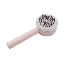 Air Cushion Massage Brush with Long Handle & Self - Cleaning Detangling Comb - justgrabit.in | Just Grab It