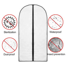 Foldable Non Woven Men's Coat Blazer Suit Cover (80×60 CM / 1 Pc / Black Side Chain Suit Cover) - justgrabit.in | Just Grab It