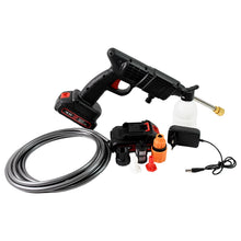 Double Battery 18.5V Rechargeable Electric, Car Washer Gun (1 Set) - justgrabit.in | Just Grab It