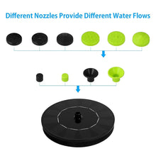 Solar - Powered Garden Fountain Pump 1 Set - Justgrabit Inc.
