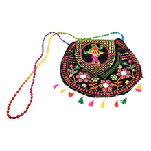 9 inch Handcrafted Cotton Embroidered Shoulder Bag for Girls & women (1 Pc) - justgrabit.in | Just Grab It