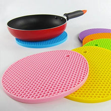 Silicon Hot Pot Mat Set - 4 - Piece Heat - Resistant Trivets for Protecting Surfaces - Justgrabit Inc.