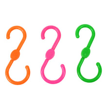 S Shape Plastic Hooks Hanger for Hanging Cloth (3 Pcs Set) - justgrabit.in | Just Grab It