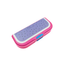 Multipurpose Cartoon Pencil Box – 2 - Compartment Compass Box for Kids (Mix Color 1 Pc) - Justgrabit Inc.
