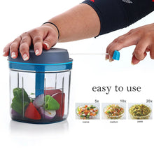 Ganesh Master Chopper with 5 Stainless Steel Blades, XL Large Jumbo Chopper (900 Ml) - Justgrabit Inc.
