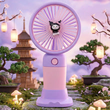 Cute USB Rechargeable Mini Desktop Fan with Stand for Office & Home - justgrabit.in | Just Grab It