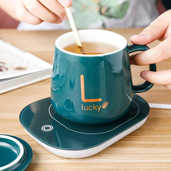 USB Coffee Mug Heater – Electric Cup Warmer (1 Set) - justgrabit.in | Just Grab It