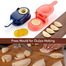 2 - in - 1 Dumpling Press Mould for Gujiya & Momos - justgrabit.in | Just Grab It