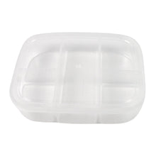 Plastic 5 - Compartment Excellent container Reusable Lunch Box (1 Pc) - justgrabit.in | Just Grab It