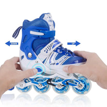 Inline Skates With Led Flashing Light Wheel With Adjustable Length Skate Premium High Quality Skates Pair (Roller Skate , Skating) - justgrabit.in | Just Grab It