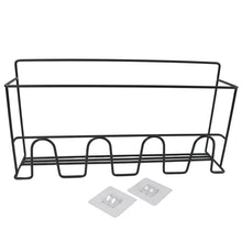 Metal Self Adhesive Multipurpose Kitchen Accessories Organizer Rack Wall (1 Pc) - justgrabit.in | Just Grab It