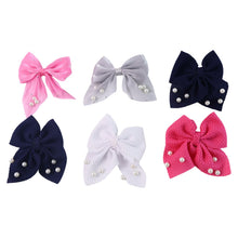 Hair Bow Knot Clip Suitable Girls (12 Pc / Multicolour & Mix Design) - justgrabit.in | Just Grab It