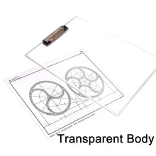 Transparent Premium Exam Pad with Centimeter Measuring Side for Students - justgrabit.in | Just Grab It