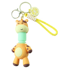 Cute Giraffe Cartoon Keychain (1 Pc) - justgrabit.in | Just Grab It