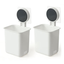 Wall Mounted Bathroom Storage Organizer Cup Set (2 Pc Set) - justgrabit.in | Just Grab It