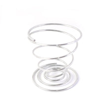 Stainless Steel Spring Egg Cup Holder (1 Pc) - justgrabit.in | Just Grab It