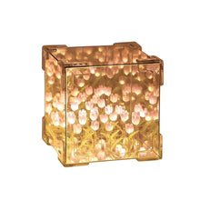 Decorative Tulip Flower LED Cube Night Lamp Set (1 Set / Mix Color) - justgrabit.in | Just Grab It