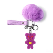 Cute Cartoon Keychain with Fluffy Pom (1 Pc) - Justgrabit Inc.