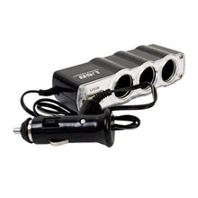 Triple 3 Way Car 12v Lighter Socket Splitter USB Charger Power Adapter - justgrabit.in | Just Grab It