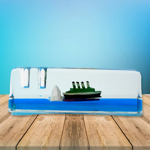 Car Interior Dashboard Decoration Floating Water Cruiser Ship (1 Pc) - Justgrabit Inc.