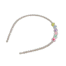 Hair Accessories Metal Handmade Colorful beads With Pearls Fancy Party Hairband (1 Pc / Mix Design), Hair accessories - justgrabit.in | Just Grab It
