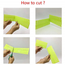 Adjustable Drawer Dividers (4 Pc Set): Organize Cabinets & Closets - justgrabit.in | Just Grab It