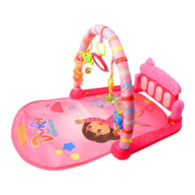 2in1 Baby Kick and Play Piano Gym Mat & Fitness Rack (1 Set) - justgrabit.in | Just Grab It
