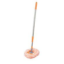 360° Rotatable Ceiling Dust Cleaning Mop Extendable Long Lightweight Handle Mop Heads Pad, Spin Scrubber for Ceiling Floor Bathroom Kitchen Tile - Justgrabit Inc.