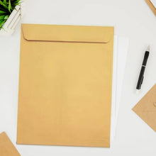 Brown Kraft Envelope for Invitations & Office Use (Mix Size / 1 Pc) - Justgrabit Inc.