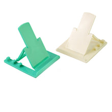 Adjustable Foldable Plastic Mobile Phone Stand Holder (2 Pc) - justgrabit.in | Just Grab It