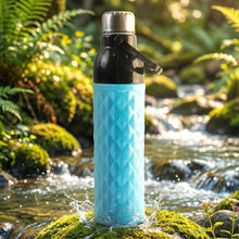 Plastic 1100 ML Approx Diamond Texture Sports Water Bottle (1 Pc) - justgrabit.in | Just Grab It