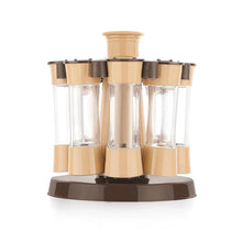 360 Revolving Spice Rack for Kitchen and Dining Table, 8 Spice jars - justgrabit.in | Just Grab It