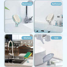 Self Draining Soap Holder for Bathroom Leaf Shape Soap Tray - Justgrabit Inc.