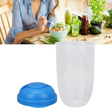 Fruit and Vegetable Salad Cups Easy Clean Salad Mixing Cup for Business People for Business Travel (1Pc) - justgrabit.in | Just Grab It