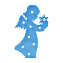 LED Angel Shape Night Light Desk Lamp (1 Pc / Battery Not Included) - justgrabit.in | Just Grab It