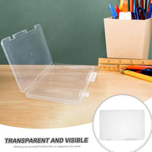 Document Holder File Organizer Box Storage Boxes Lids (1 Pc / 24×17 Cm) - justgrabit.in | Just Grab It