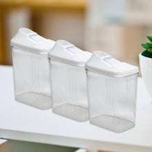 Kitchen Storage Jars & Container Set 3pc , Transparent Jar Set For home & Kitchen Use - justgrabit.in | Just Grab It
