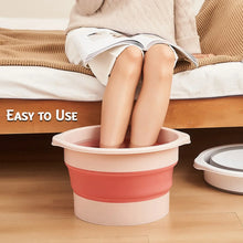 Multi - Purpose Portable Collapsible Folding Tub, with Hanging Hole & Save Storage Space, Also use for Foot Spa. - Justgrabit Inc.