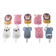 Wall Mounted Cartoon Hooks Self Adhesive Hooks (10 Pcs Set) - justgrabit.in | Just Grab It