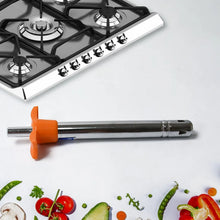 2 in 1 Kitchen Combo Lighter, Stainless Steel Durable Gas Lighter with Vegetable Cutter Peeler, For Kitchen Steel Gas Lighter (2 Pc Set) - Justgrabit Inc.